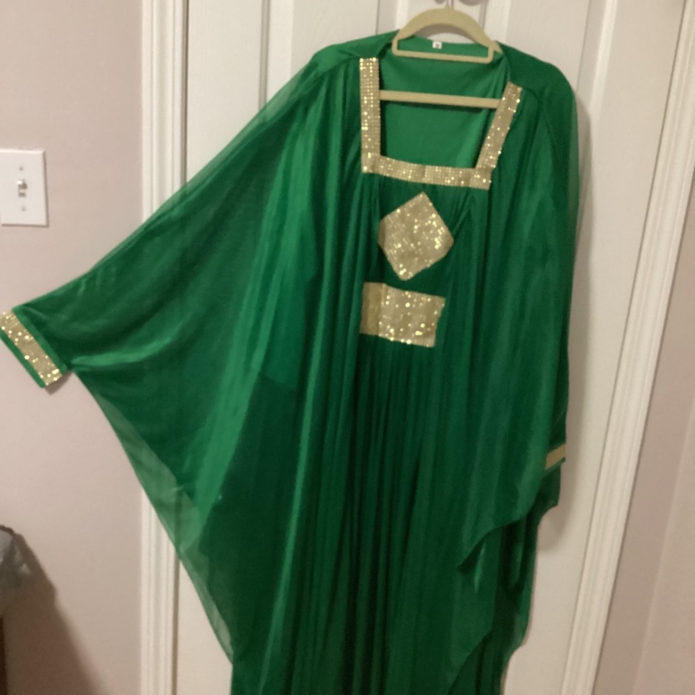 Vibrant Kaftan dress.